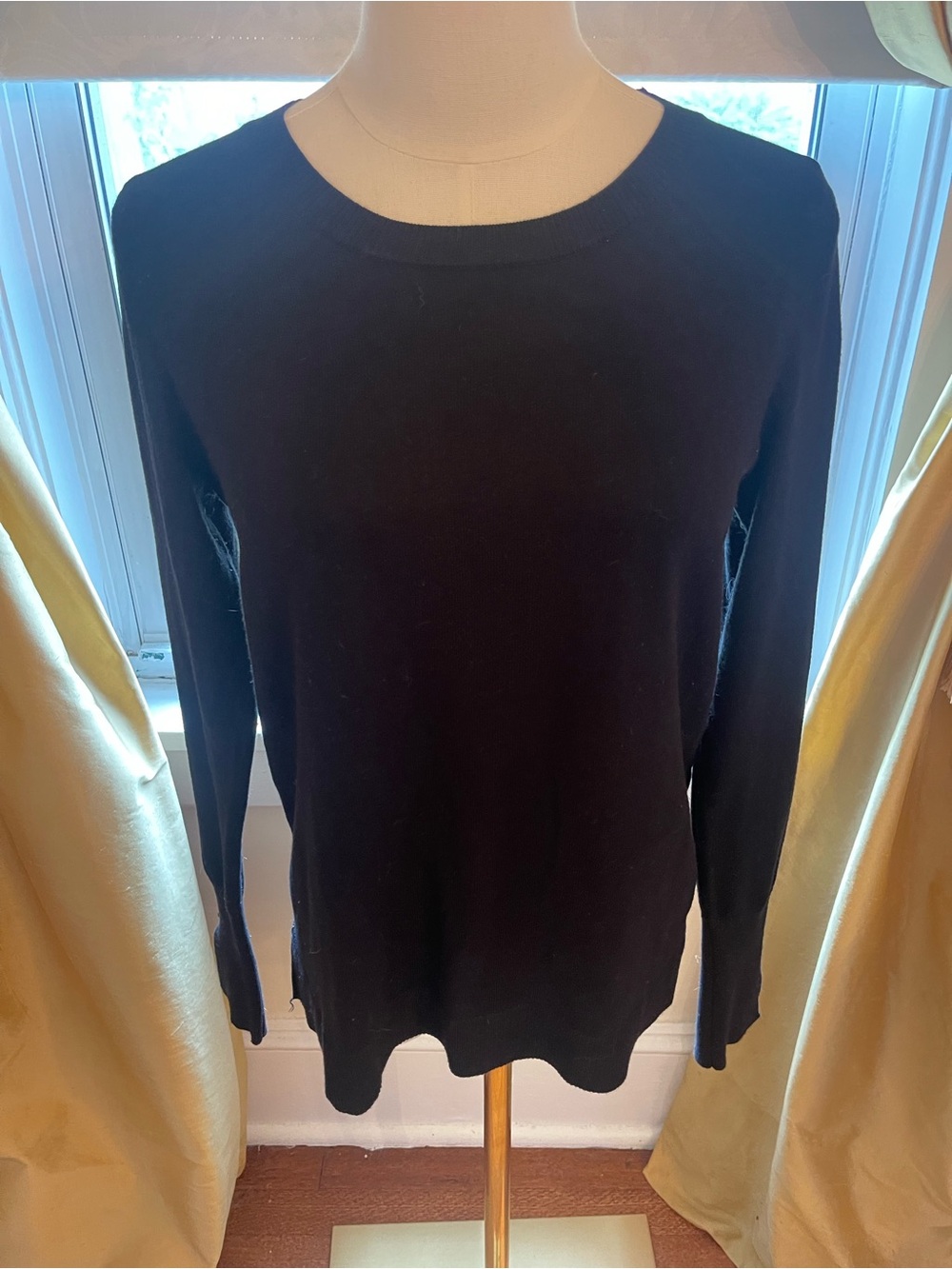 Philosophy Black Crewneck Sweater